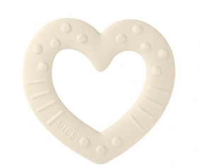 Mordedor BIBS Baby Bitie Corazn Ivory
