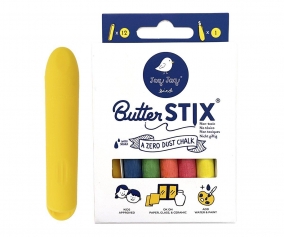 12 Gessetti Colorati Butter Stix+Porta Gessetto