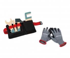 Set de Guantes y Cinturn de Herramientas Brico'kids