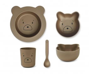 Vajilla 4 Piezas Joana Mr Bear Oat