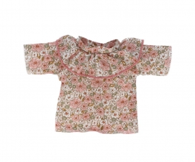 Camisa Cutie con Volante Floral Kalmia para Mueco