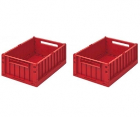 2 Ceste Organizer Medie Weston Apple Red