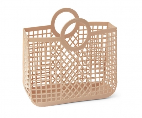 Borsa Spiaggia Bloom Basket Rose