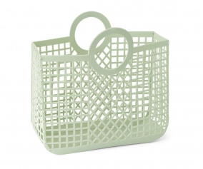 Borsa Spiaggia Bloom Basket Dusty Mint