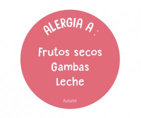 1 Chapa Alergia Coral Personalizada