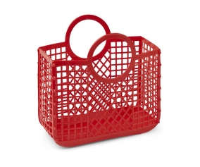 Borsa Spiaggia Samantha Basket Apple Red