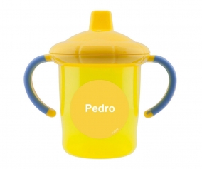 Tazza Antigoccia Gialla 260ml Personalizzata