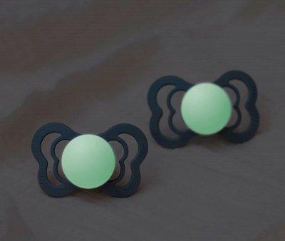 Pack 2 Succhietti BIBS Couture Night Sage/Cloud Silicone