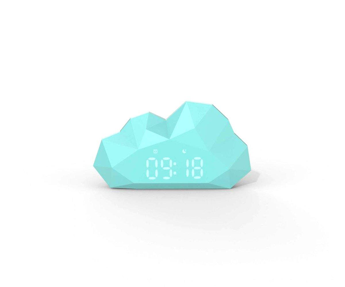 Reloj Despertador Mini Cloudy Azul