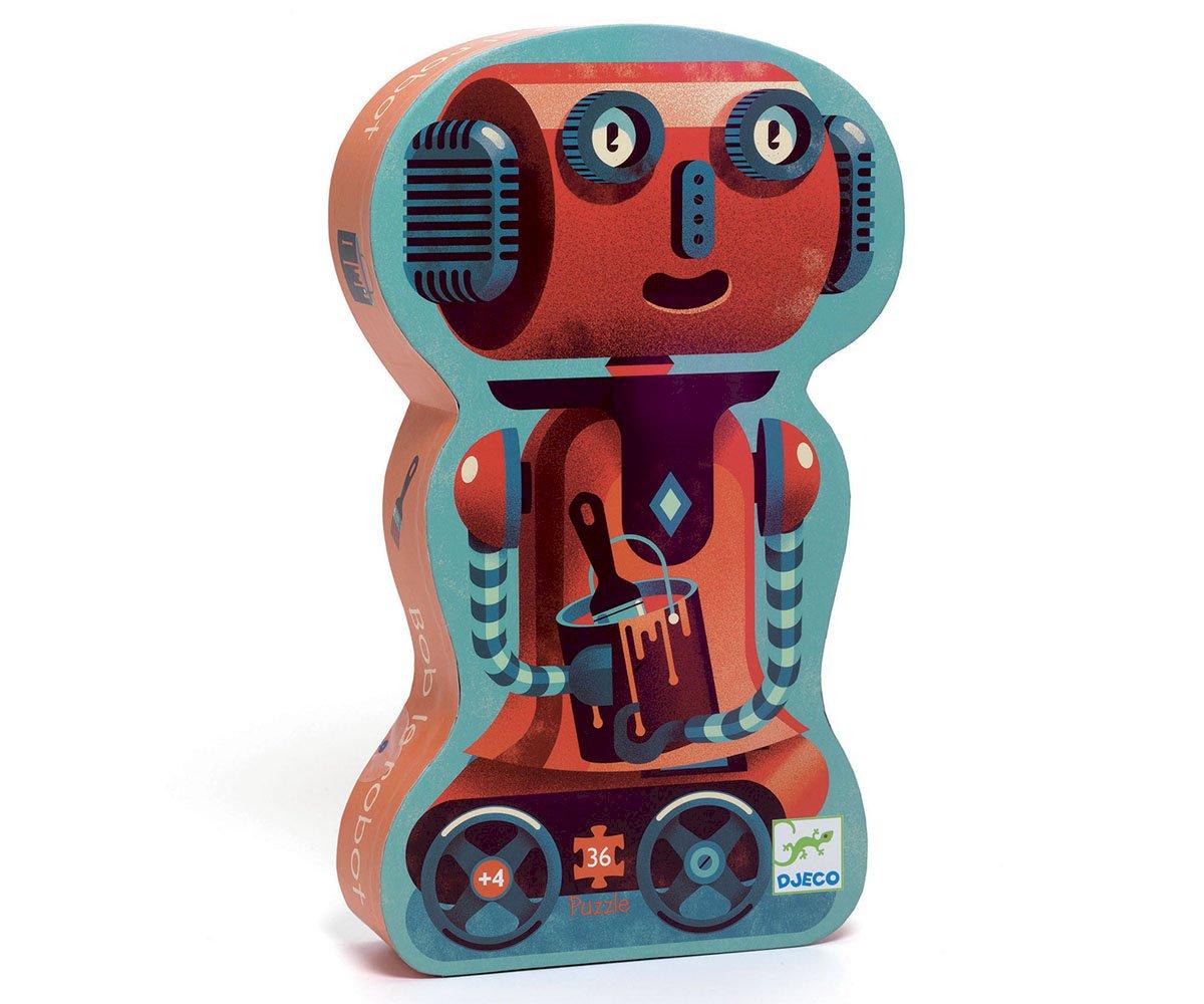 Puzzle Silueta El Robot Bob