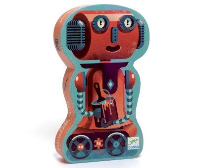 Puzzle Silueta El Robot Bob