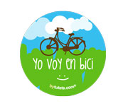 1 Chapa Voy en bici