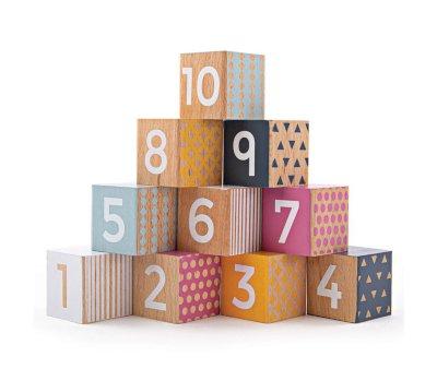 Cubi di Legno con i Numeri