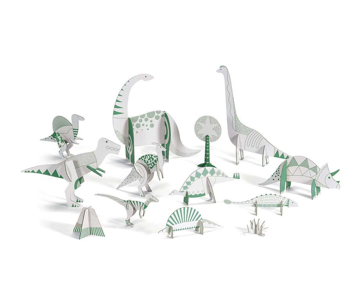 Colorear Construir Jugar Dinosaurios - Tutete Colorear Construir Jugar Dinosaurios - Tutete