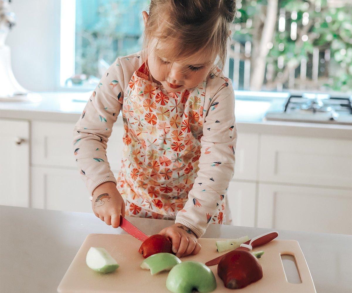 Coltello Autonomia Kiddikutter Bimbi Caramello