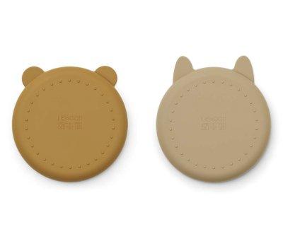 Set 2 Pratos Olivia Golden Caramel Oat Mix