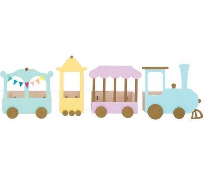Estantera Tren "Express a la Fantasa" Pastel Pink