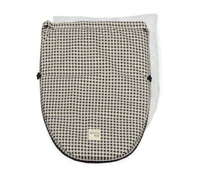 Gigoteuse porte-bb  mi-saison 2 en 1 I Love Vichy noir