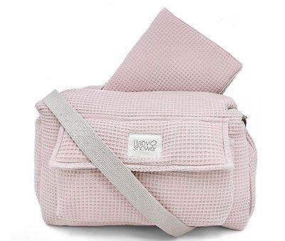 Borsa Fasciatoio Camila Stroller Waffle Rose