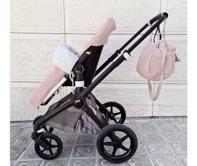Borsa Fasciatoio Camila Stroller Waffle Rose