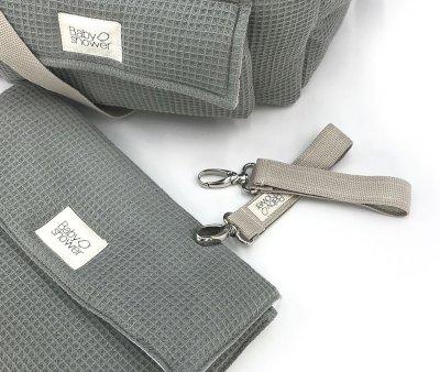 Borsa Fasciatoio Camila Stroller Waffle Grey