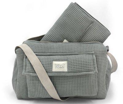 Borsa Fasciatoio Camila Stroller Waffle Grey