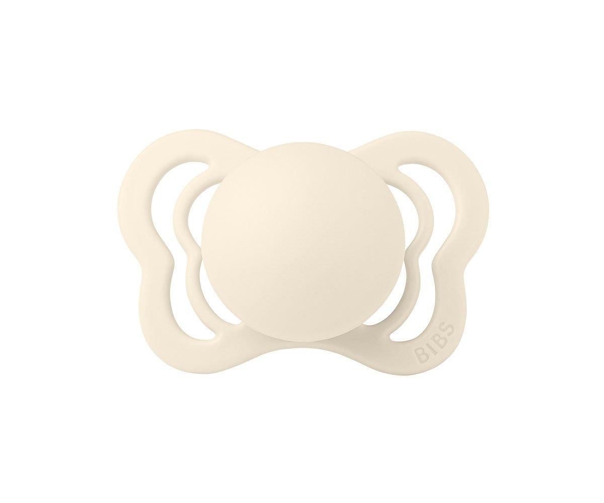 Pack 2 Succhietti BIBS Couture Ivory/Sage Silicone