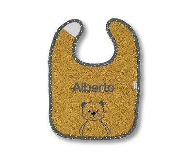 Babero Personalizable Baylee Mostaza