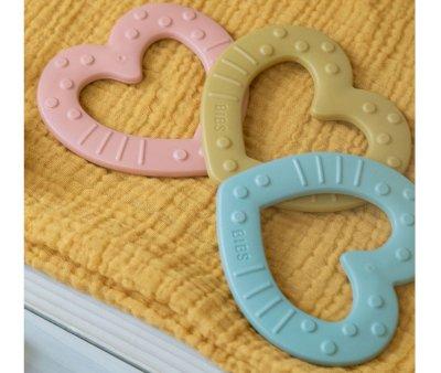 Mordedor BIBS Baby Bitie Corazn Ivory