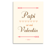 Valentine's Dad Personalised Print