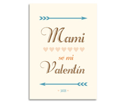 Valentine\\'s Mum Personalised Print