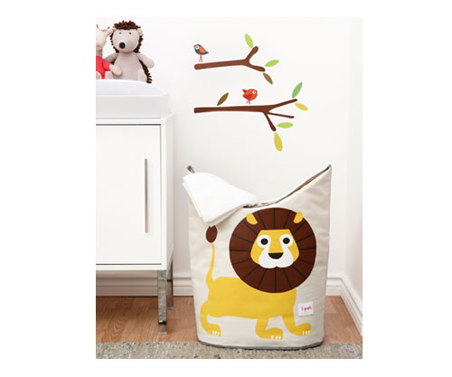  Cesta para ropa sucia por 3 Sprouts, Lion : Bebés