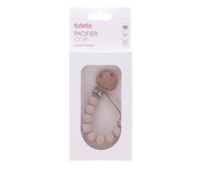 Porte-sucette en silicone Pure Rose