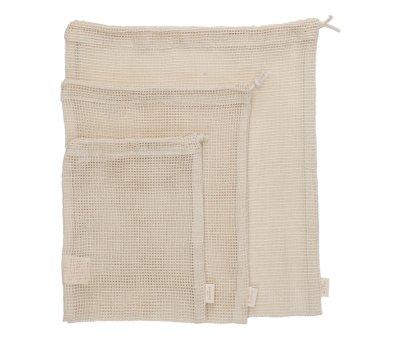 Mesh bags 3-pack Nature