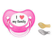1 Canpol I Heart My Family Fucsia