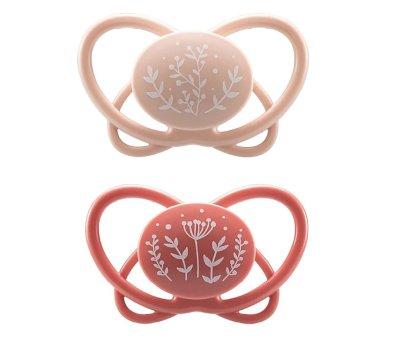 2 Succhietti Nip First Moments My Butterfly Silicone Pink