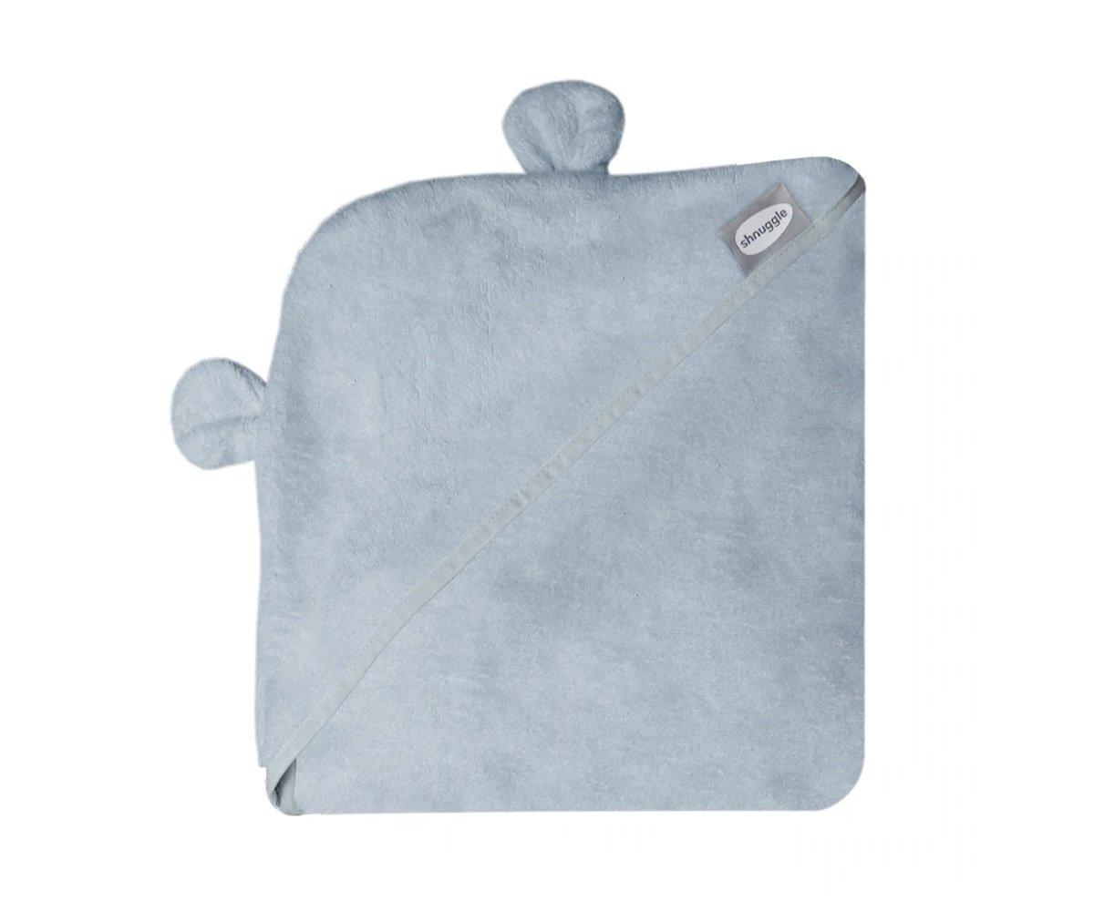 Serviette Tablier - Cape De Bain Pour Bébé En Bambou Gris - Personnalisé