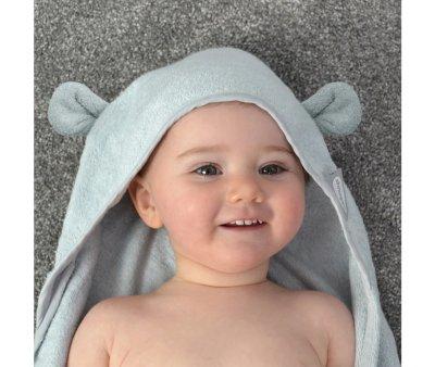 Toalla Delantal Capa Bao Beb Bamb Gris Personalizable