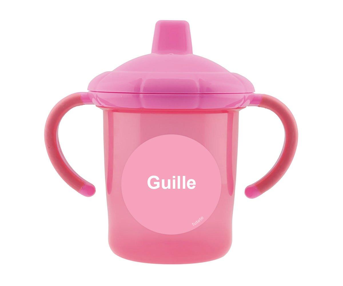 Taza Antigoteo Rosa 260ml Personalizada