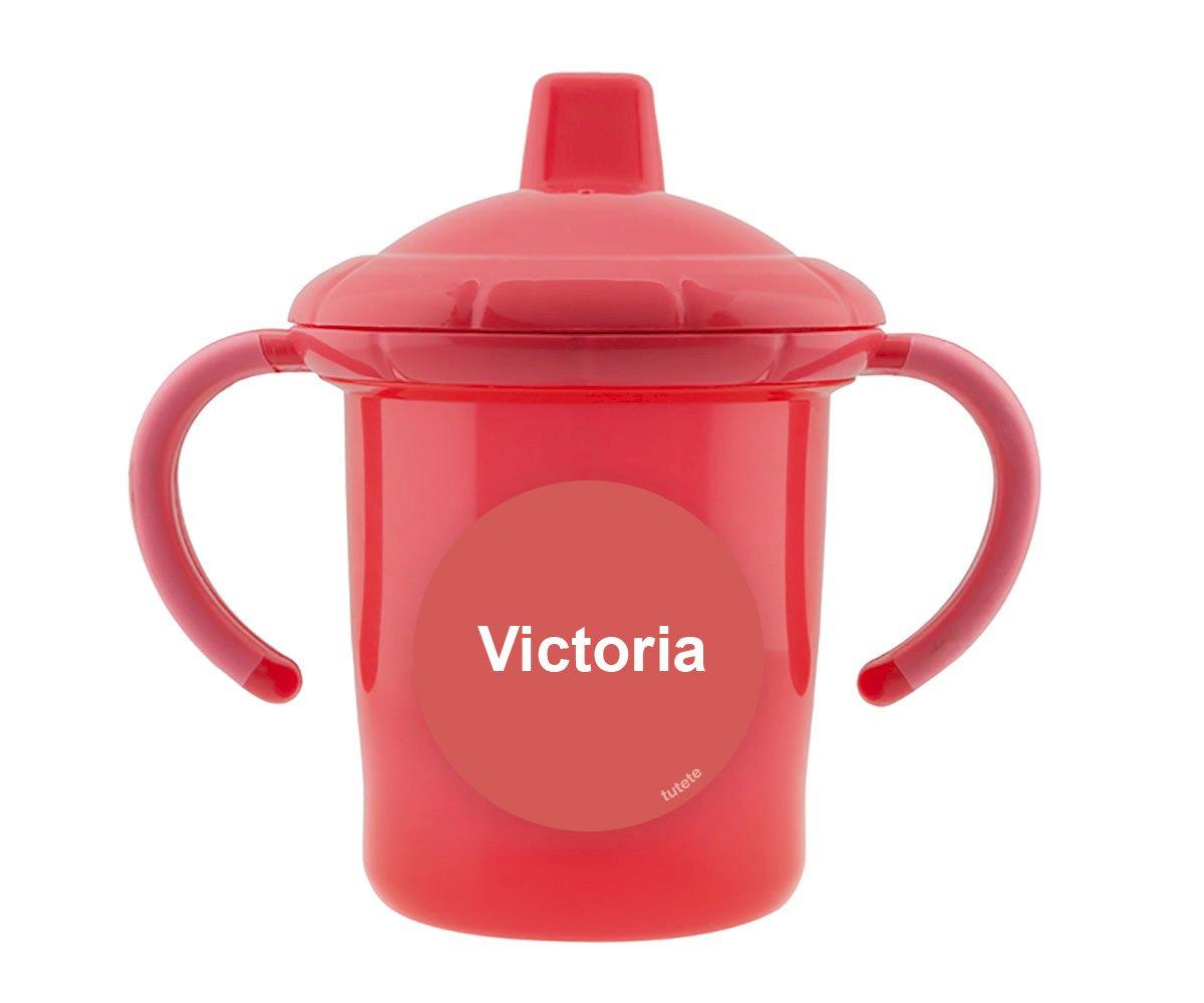 Taza Antigoteo Roja 260ml Personalizada