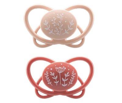 2 Succhietti Nip First Moments My Butterfly Silicone Pink 0-6m