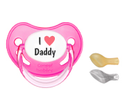 1 Canpol I Heart Daddy Fuchsia