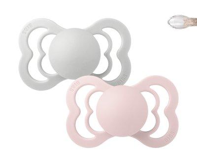 2 Chupetes BIBS Supreme Haze/Blossom Silicona