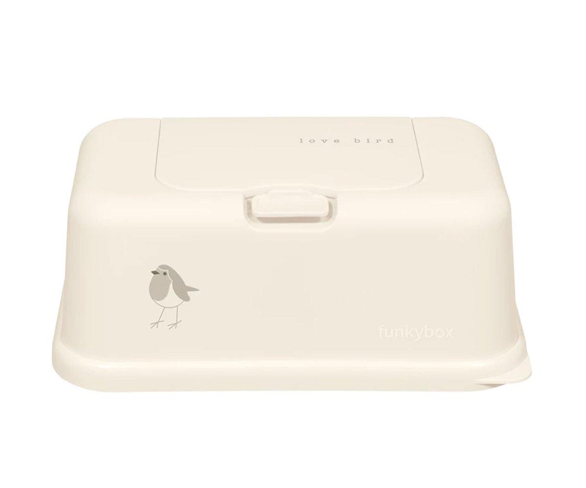 Caja Toallitas Funkybox Crema Pájaro