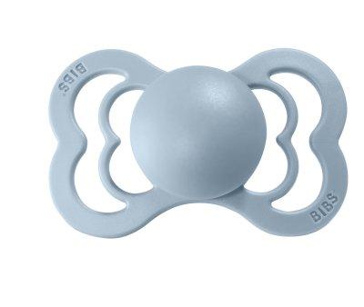 2 Chupetas Bibs Supreme Latx Iron/Baby Blue