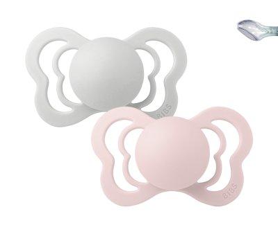 Pack 2 Succhietti BIBS Couture Haze/Blossom Silicone