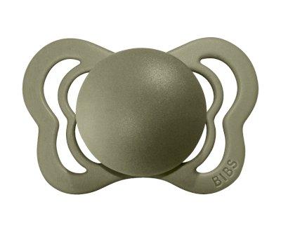 2 Chupetes BIBS Couture Vanilla/Olive Ltex