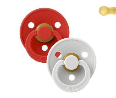2 Chupetes BIBS Colour Round Candy Apple/Haze