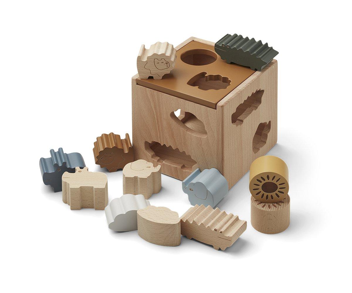 Puzzle Infantil De Madera Gary Safari/Golden Caramel Multi Mix