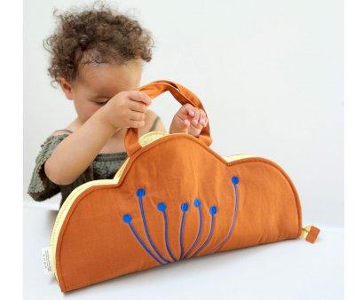 Bolsa Jogo Flower Ochre